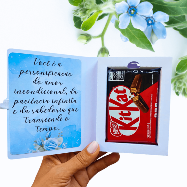 Caixas para kitkat Dia das Mães