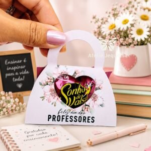 20 Bolsinhas Porta Bombom dia dos Professores