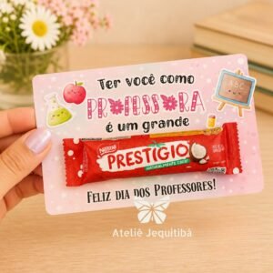 20 Cartões para Prestígio Dia dos Professores
