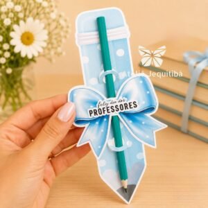 20 Card para lápis Dia dos Professores