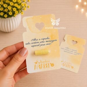 24 Cartões + Pílula com Mensagem Setembro Amarelo