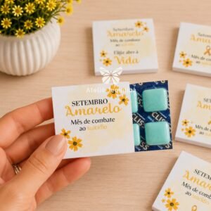 24 Card SEM Chiclete Setembro Amarelo