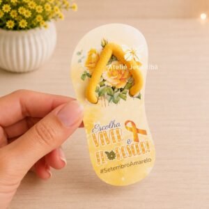 24 Tag Chinelo + Xuxinha Setembro Amarelo