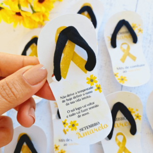 24 Tag Chinelo + Xuxinha Setembro Amarelo