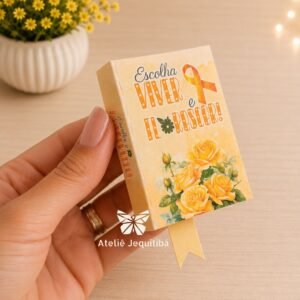 Mini Bíblias Porta Bis Setembro Amarelo - Rosas Amarelas