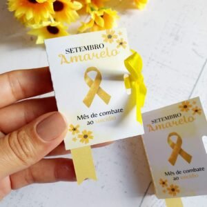20 Mini Bíblias Porta Bis Setembro Amarelo