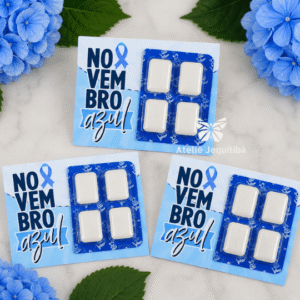 24 Card sem Chiclete Novembro Azul