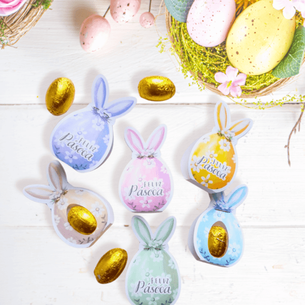 24 Card Com Ovinhos Sabor Chocolate Páscoa - Imagem 2