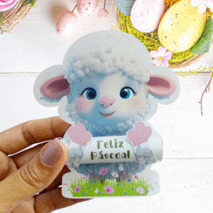 24 Card para Baton Ovelha Páscoa