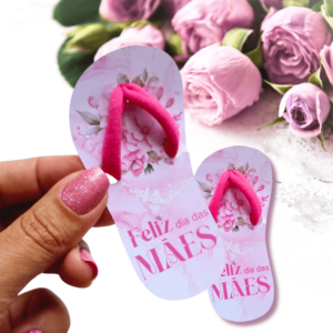 24 Tag Chinelo Com Xuxinha Dia das Mães