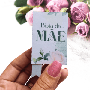 20 Mini Bíblias Dia das Mães - Verde