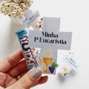 24 Card Cruz sem Baton Primeira Eucaristia