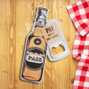 20 Card Cerveja com Abridor de garrafa Dia dos Pais