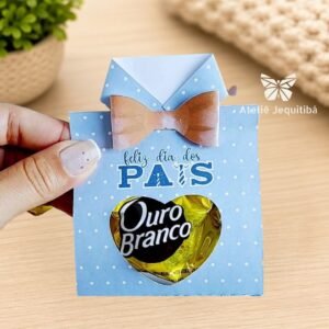 20 Embalagens Camisas Para Bombom Dia dos Pais