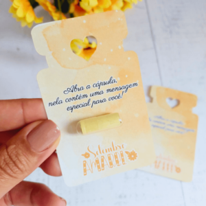 24 Cartões + Pílula com Mensagem Setembro Amarelo