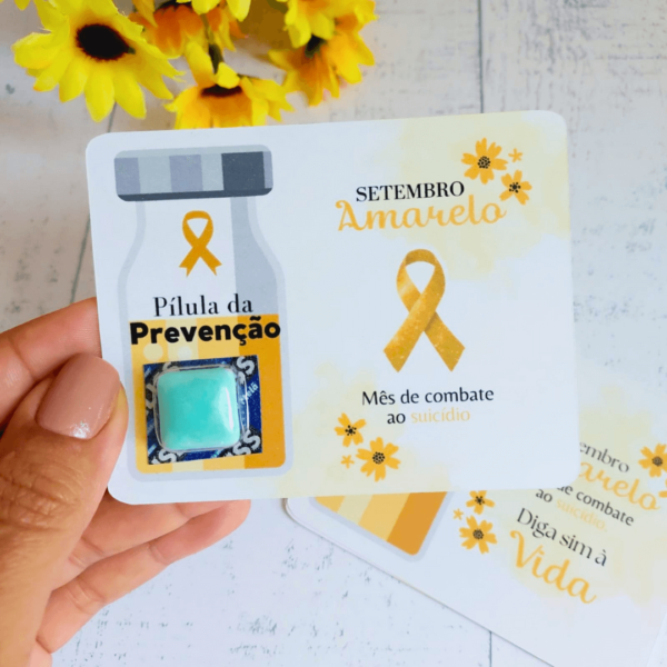 24 Card Chiclete Setembro Amarelo - Imagem 5