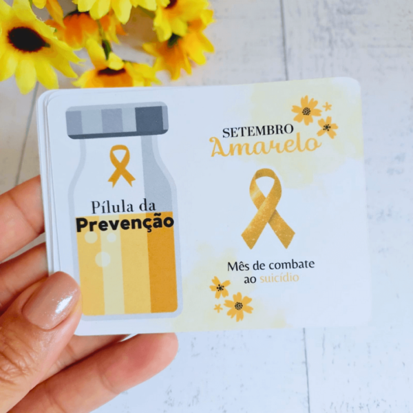 24 Card Chiclete Setembro Amarelo - Imagem 4