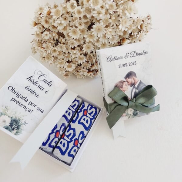 20 Mini Bíblia porta bis Lembrancinha de Casamento Luxo - Imagem 2