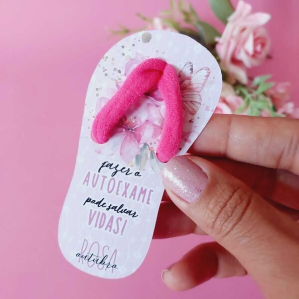 24 Tag Chinelo Com Xuxinha Outubro Rosa 2025 - Imagem 3