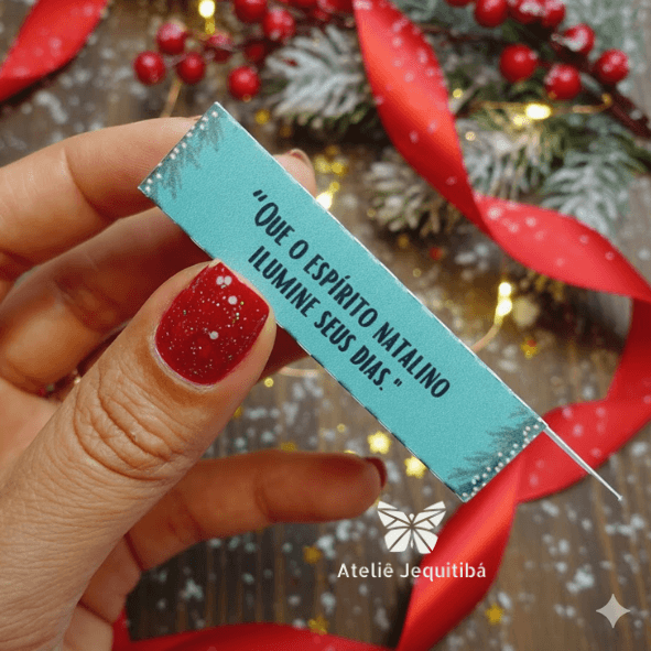 20 Mini Bíblias Para Mini Terço Natal - Imagem 3