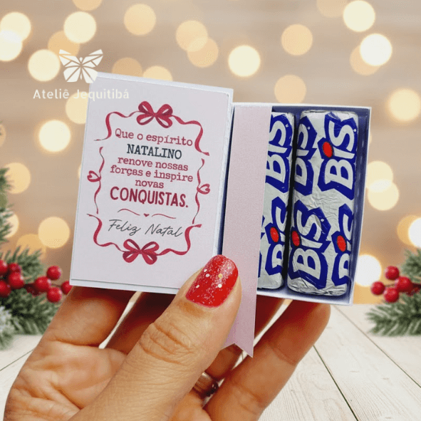 20 Mini Bíblias Para Bis Natal - Vermelha - Imagem 4