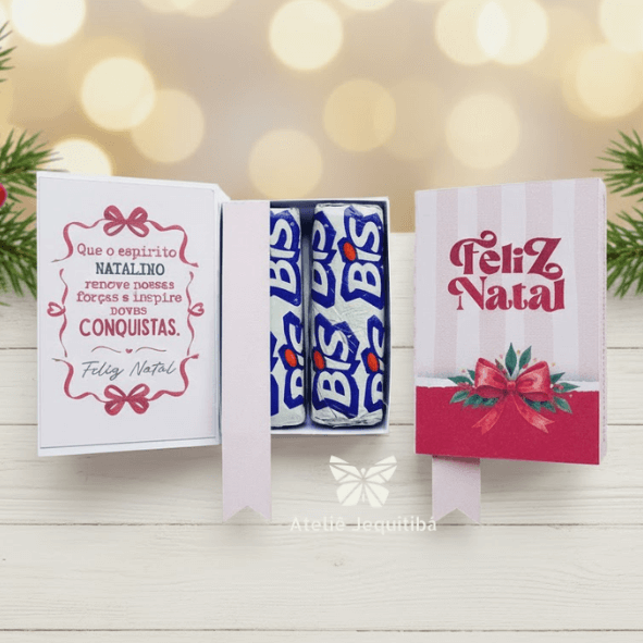 20 Mini Bíblias Para Bis Natal - Vermelha - Imagem 3