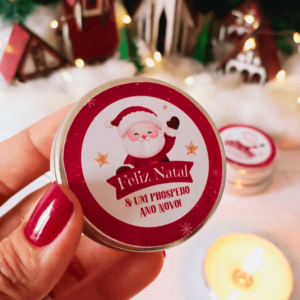 10 Velas Aromáticas Na Latinha Natal Luxo