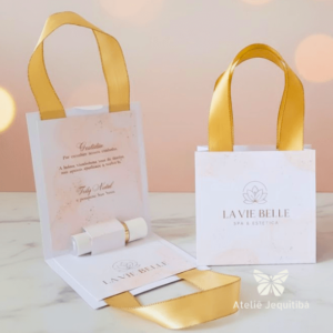 10 Bolsinhas Com Manteigas de Cacau Natal Luxo