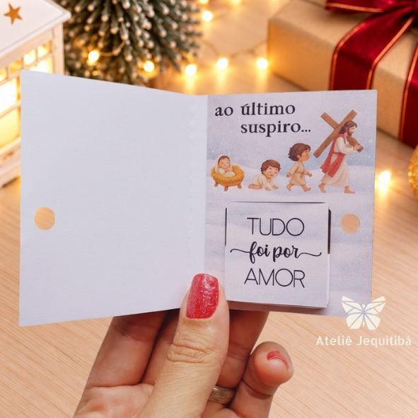 20 Cartões Para LaCreme Natal - Tema Cristão - Imagem 3