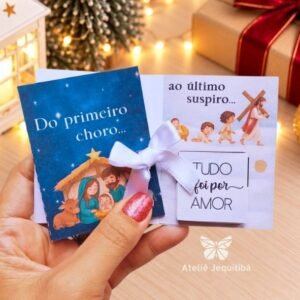 20 Cartões Para LaCreme Natal - Tema Cristão