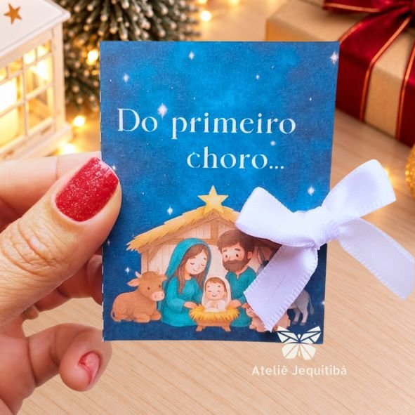 20 Cartões Para LaCreme Natal - Tema Cristão - Imagem 5