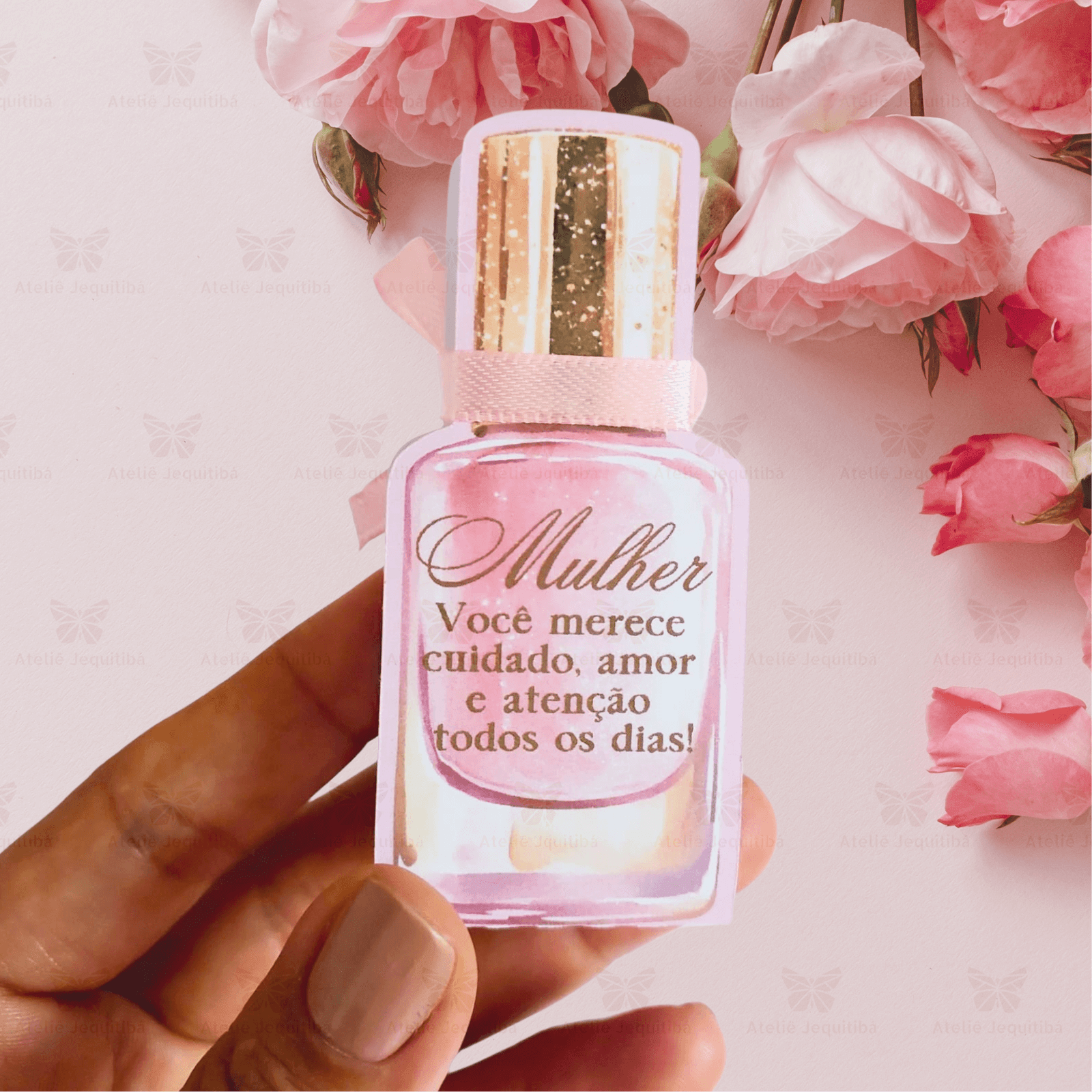 10 Cards com Óleo para Cutículas Dia da Mulher - Imagem 4