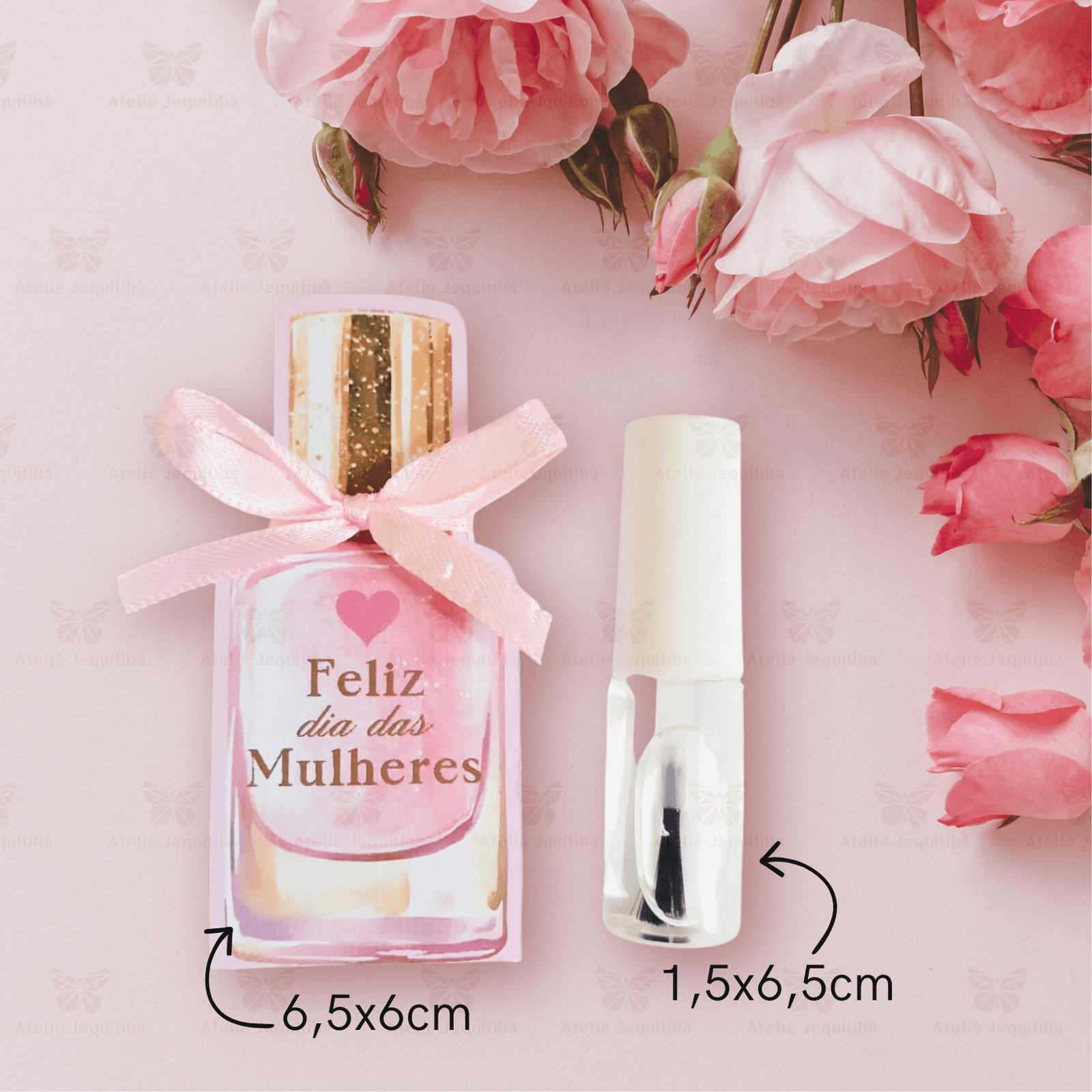 10 Cards com Óleo para Cutículas Dia da Mulher - Imagem 2