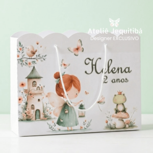 Sacolinha Nuvem Personalizada Fadas - Pegue e Monte
