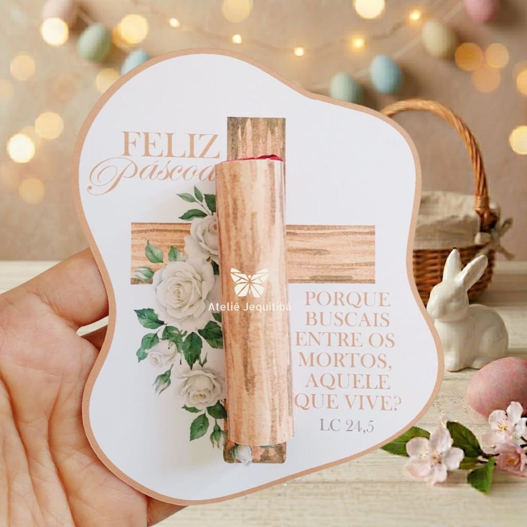 24 Card para Baton Páscoa 2026 - Ondas - Imagem 2