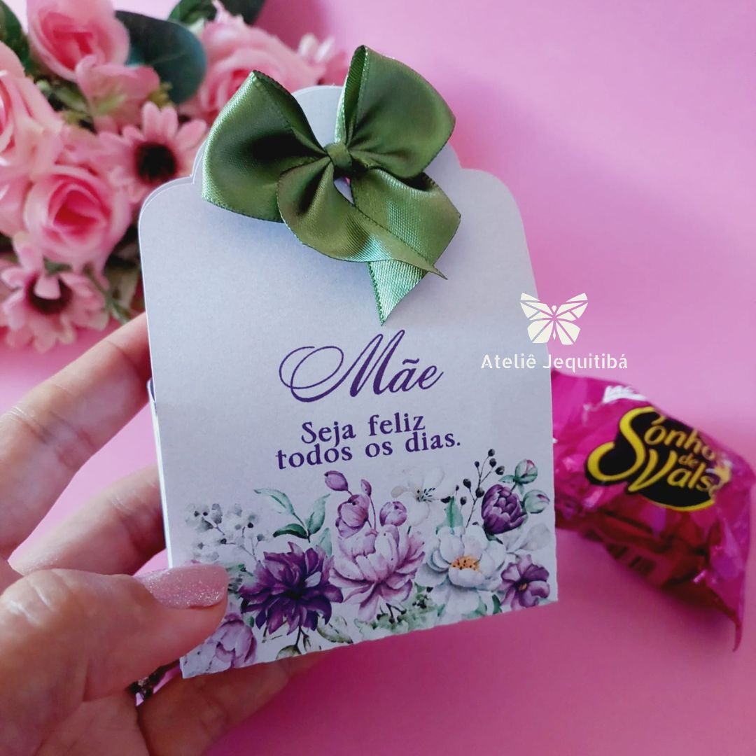 10 Sacolinhas com Sabonete ou Bombom Dia das Mães - Imagem 2