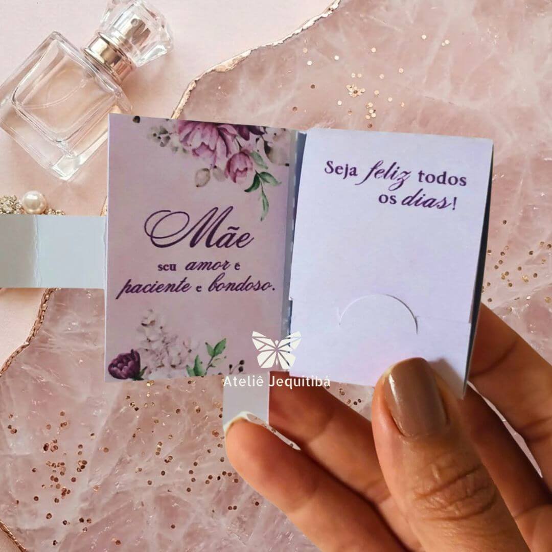 20 Mini Bíblias Dia das Mães - Peonias - Imagem 2