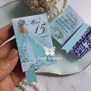 20 Mini Bíblias porta Bis Lembrancinha de Aniversário de 15 Anos