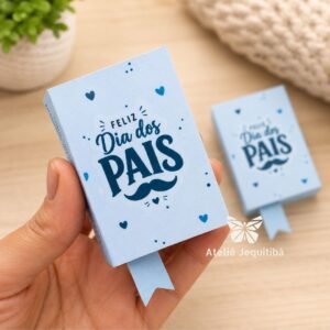 20 Mini Bíblias Porta bis Dia dos Pais - Pegue e Monte