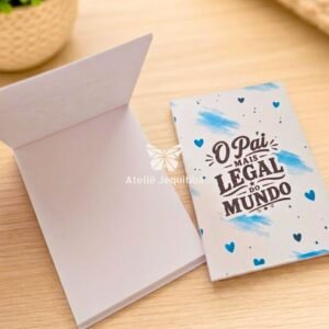 10 mini Blocos de Anotações dia dos Pais