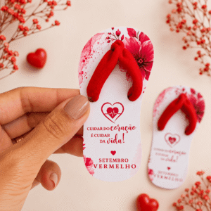24 Tag Chinelo + Xuxinha Setembro Vermelho